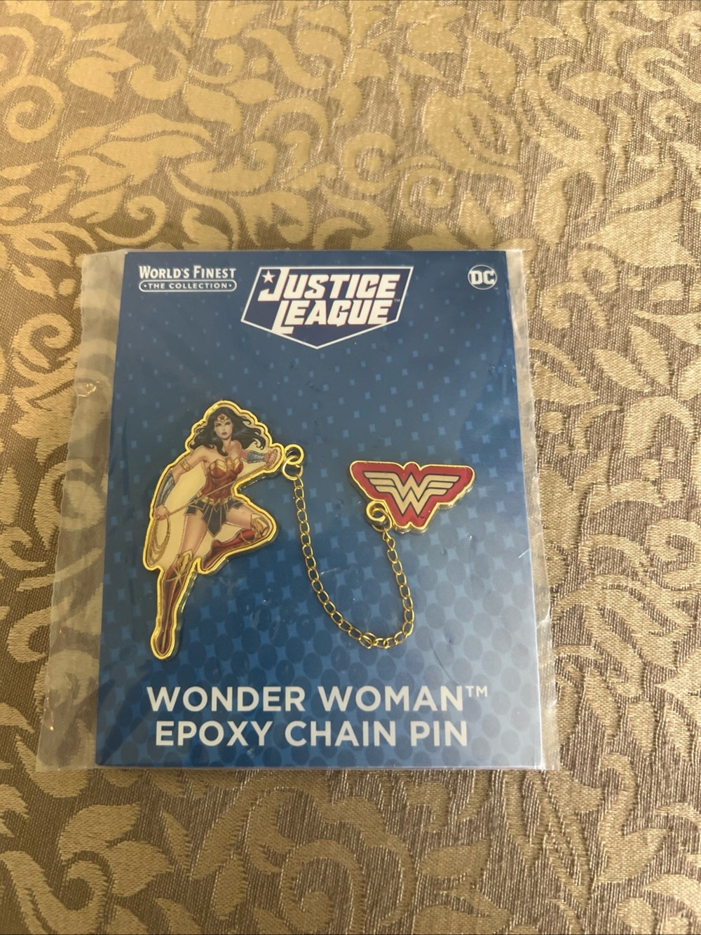 Justice League Wonder Woman Epoxy Chain Pin DC